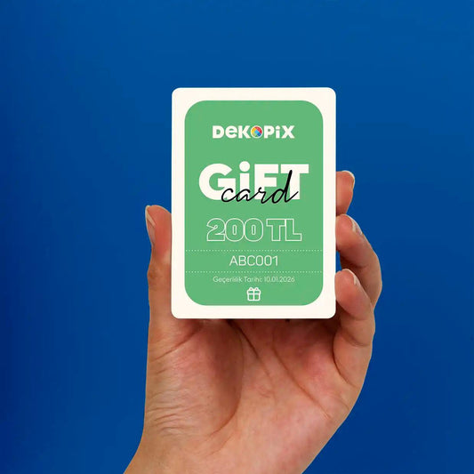 Hediye Kartı - 200 TL - Dekopix