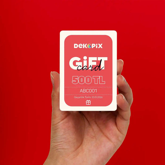 Hediye Kartı - 500 TL - Dekopix