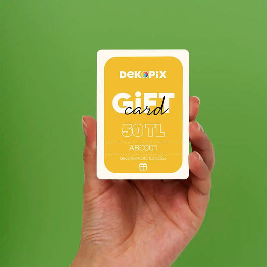 Hediye Kartı - 50 TL - Dekopix