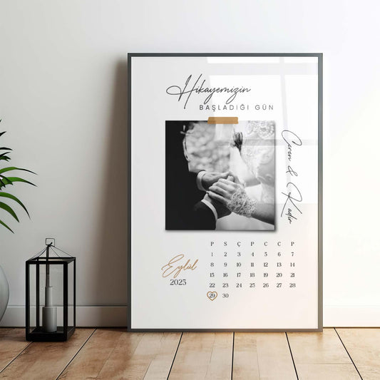 Kişiye Özel - Hikayemizin Başladığı Gün - Poster - Dekopix
