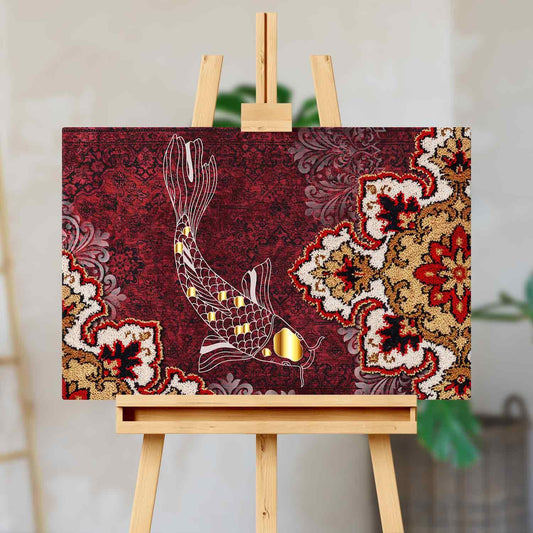 İki Kültürün Dansı - Osmanlı & Japonya Kanvas Tablo - Dekopix