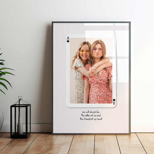 Kişiye Özel - Fotoğraflı Kart - Poster - Dekopix