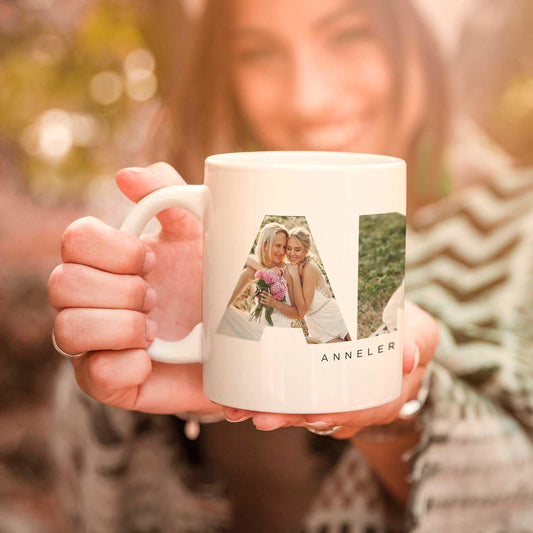 Kişiye Özel - Anne Yazılı Fotoğraflı - Kupa Bardak - Dekopix