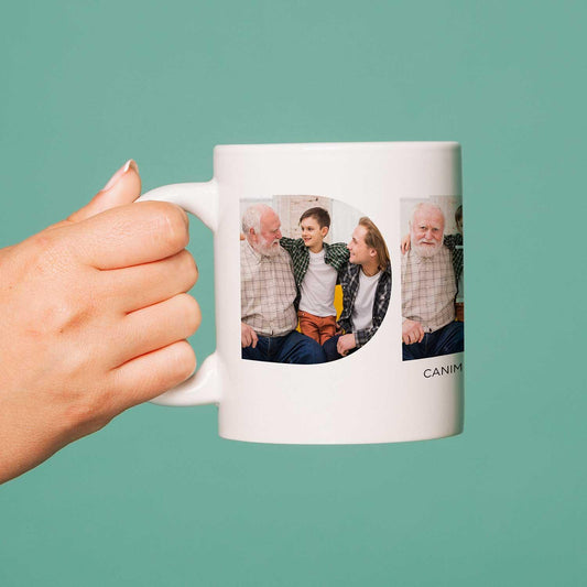 Kişiye Özel - Dede Yazılı Fotoğraflı - Kupa Bardak - Dekopix