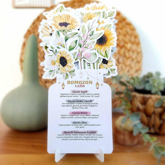 Ramazan'ın Ayçiçekleri Takvimi - Dekopix
