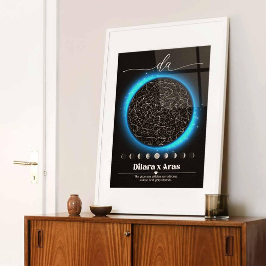 Kişiye Özel - Yıldızlı Anlar - Poster - Dekopix